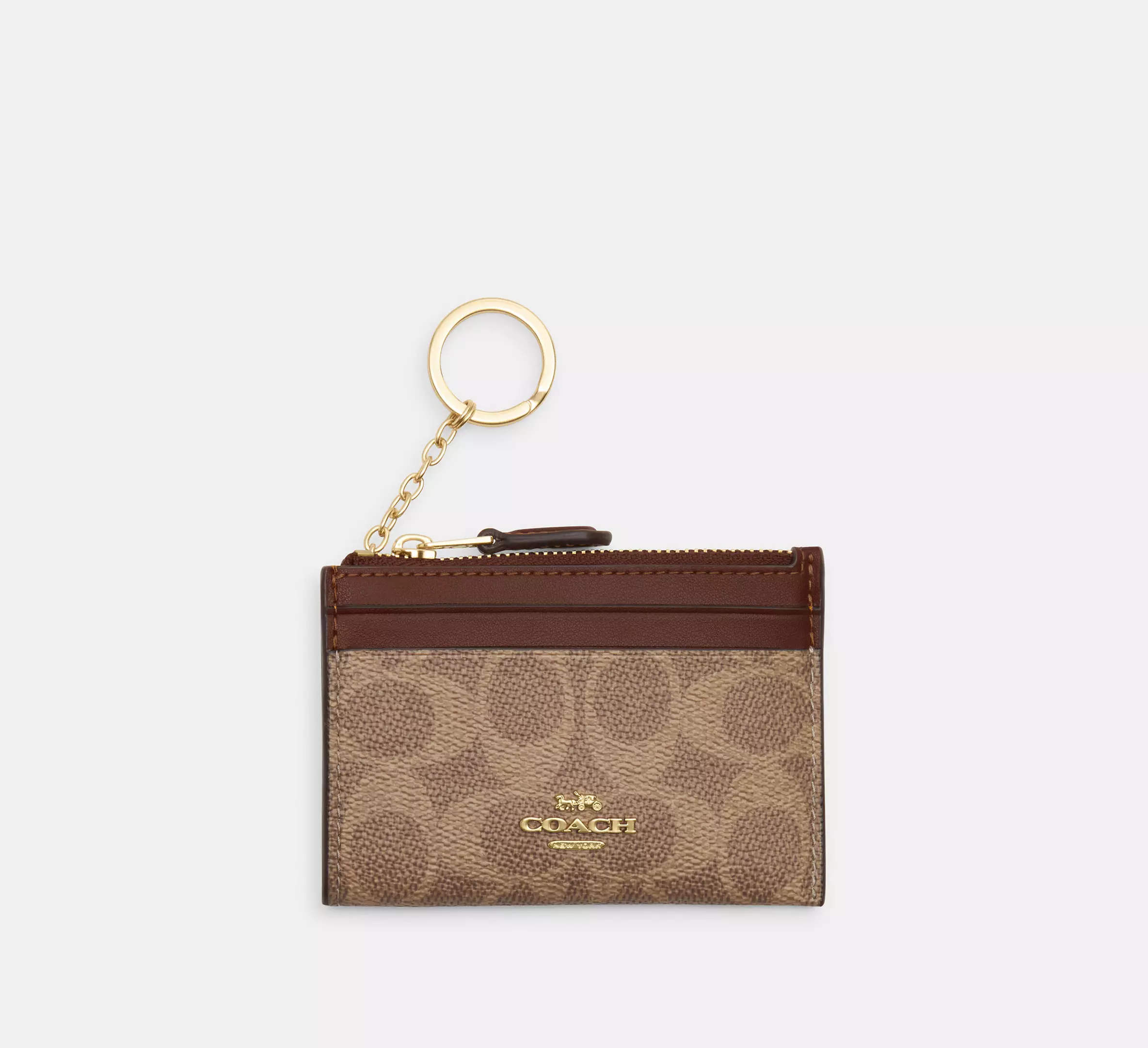 Mini Skinny Id Case In Signature Canvas